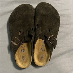 Birkenstock Brown Suede Shoes